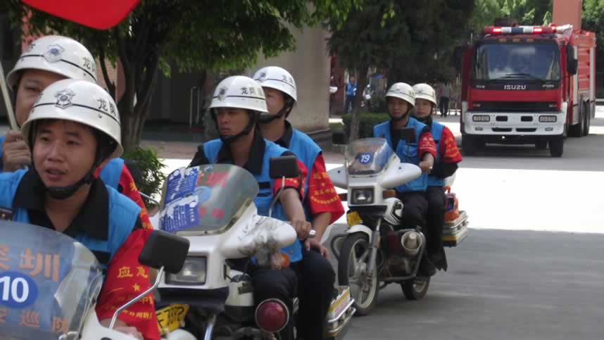 深圳同心社区举办大型燃气消防安全活动