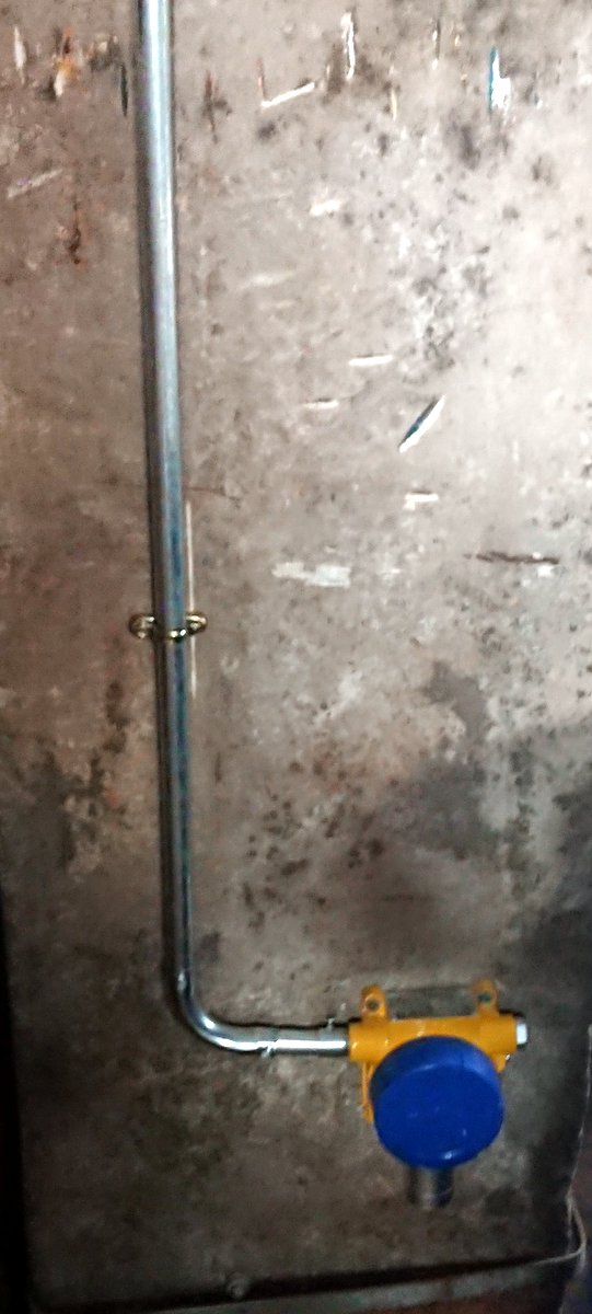 气体探测器部分安装完成效果１